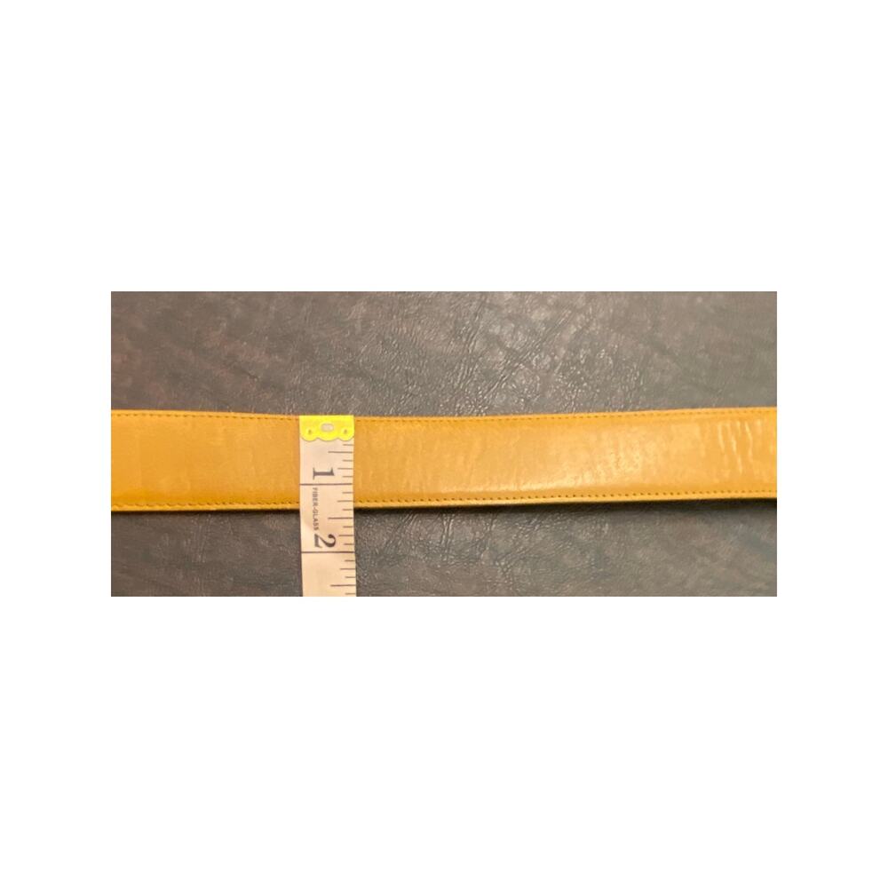 Harken USA Made Vintage Leather Belt Tan Colorful Inlay Western Boho Med 28–32 - Picture 7 of 10
